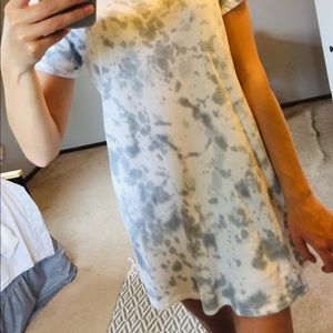 Tie dye T-shirt dress
